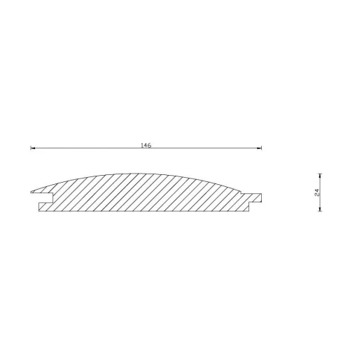 Świerk Profil D 24x146 mm