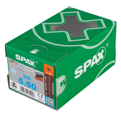 Spax-D wkręt tarasowy 5,0x50 stare złoto