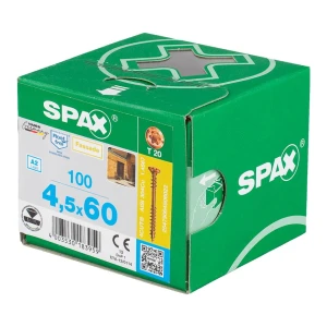 Spax wkręt fasadowy 4,5x60 stare złoto - 100 szt.