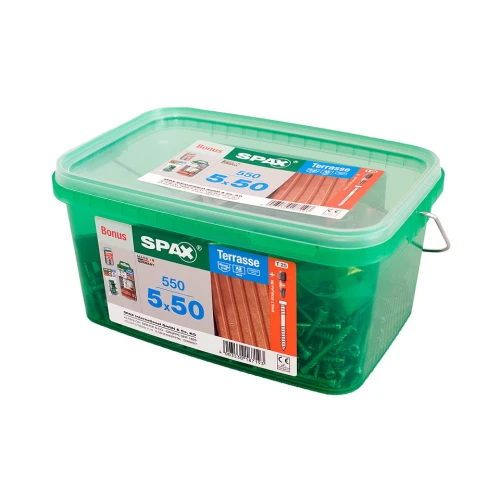 Spax-D wkręt tarasowy 5,0x50 - 550 szt.