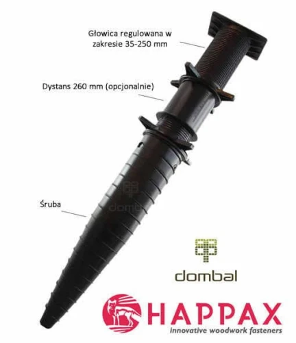 Happax Rock fundament śrubowy
