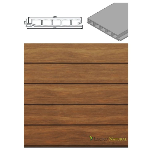 Deska elewacyjna kompozytowa Legro Natural FS21 Teak