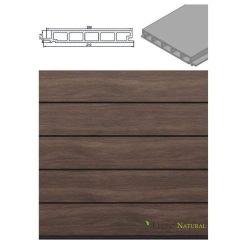 Deska elewacyjna kompozytowa Legro Natural FS21 Walnut