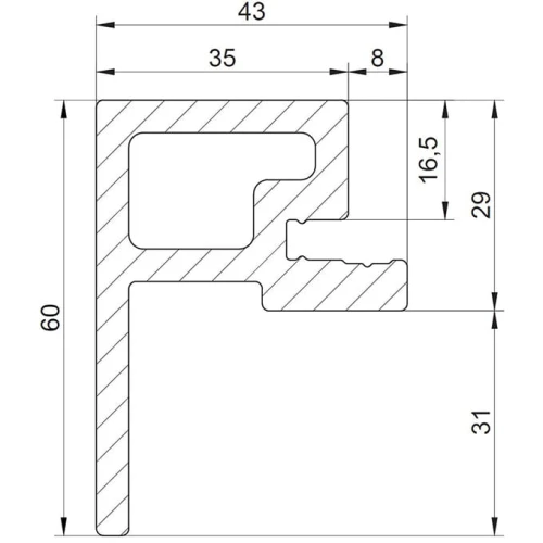 Profil startowy AC 10 wymiary