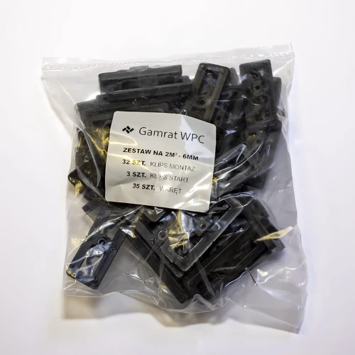 Gamrat łącznik PCV 32szt+3szt start+35 wkrętów