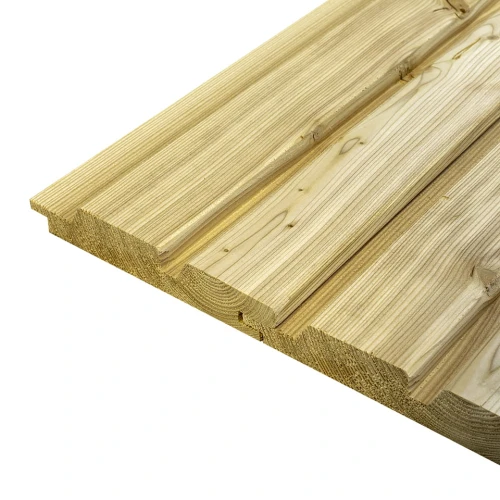 Deski elewacyjne z modrzewia kanadyjskiego profil rhombo duo 26x140 mm