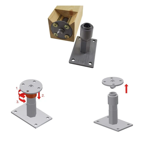 System montażu kotwa PITZL