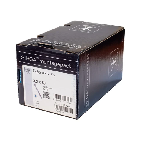 SIHGA Wkręt fasadowy F-BohrFix ES 3,2x50mm 500 szt.