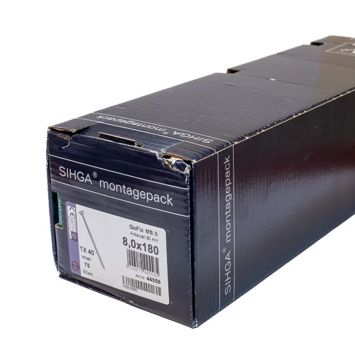 SIHGA Wkręt konstrukcyjny GoFIX MSII  8,0x180mm 75 szt.