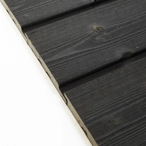 Świerk palony 145x20 czarny