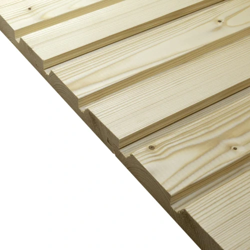 Deski elewacyjne świerkowe Rombo Duo 24x146 mm