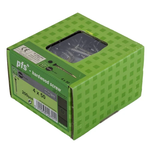 Wkręt fasadowy uniwersalny 4x50 czarna główka