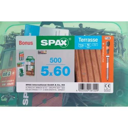 SPAX-D 5.0x60 HKB 500 szt.