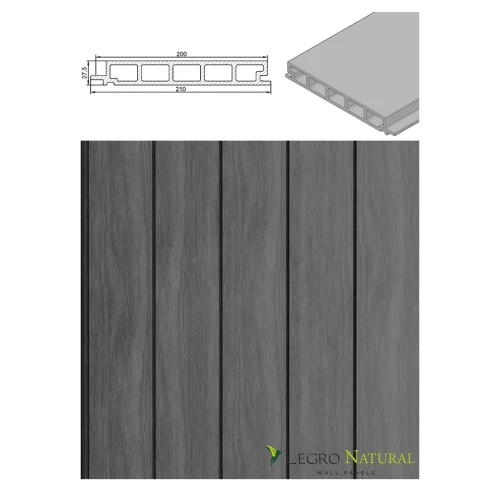 Deska elewacyjna kompozytowa Legro Natural FS21 Bazalt