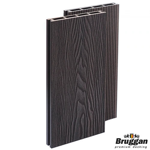 Deska tarasowa, kompozytowa BRUGGAN ELEGANT LIGHT 3D 25x150x4000mm , kolor WINE BROWN