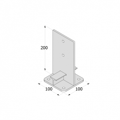Kotwa wcinana PUW 100x100x200 mm