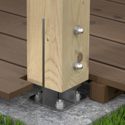 Kotwa wcinana PUW 100x100x200 mm