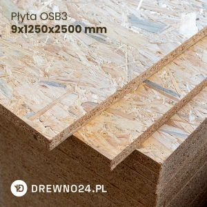 Płyta OSB3 09mm/1250x2500