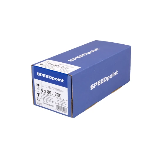 SPAX SPEEDpoint – wkręt do drewna 6,0x80 mm 200 szt.