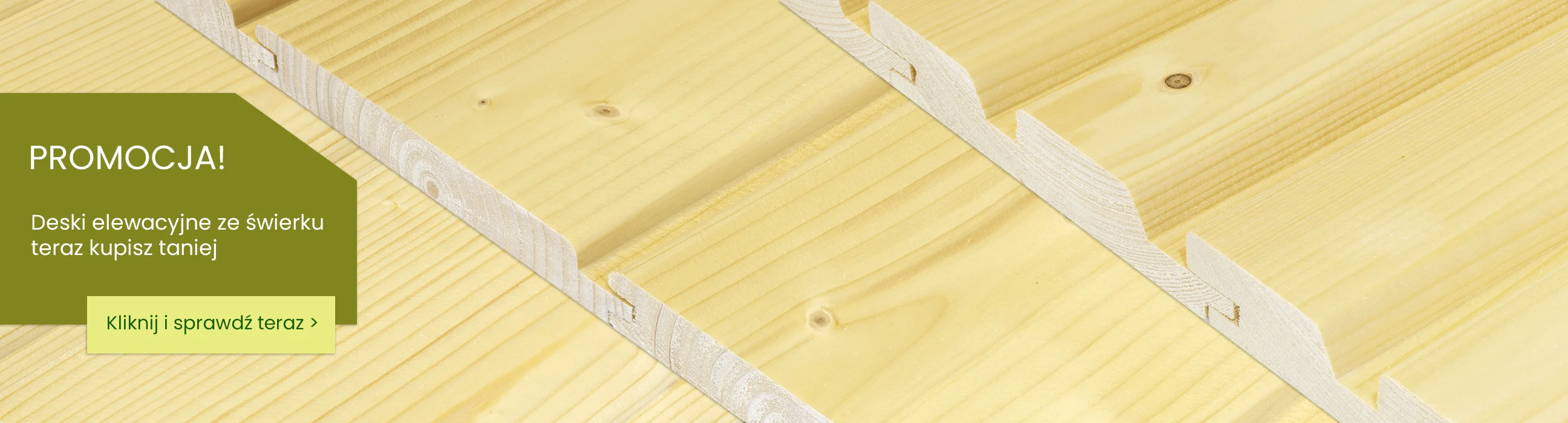 Elewacja świerkowa tanio