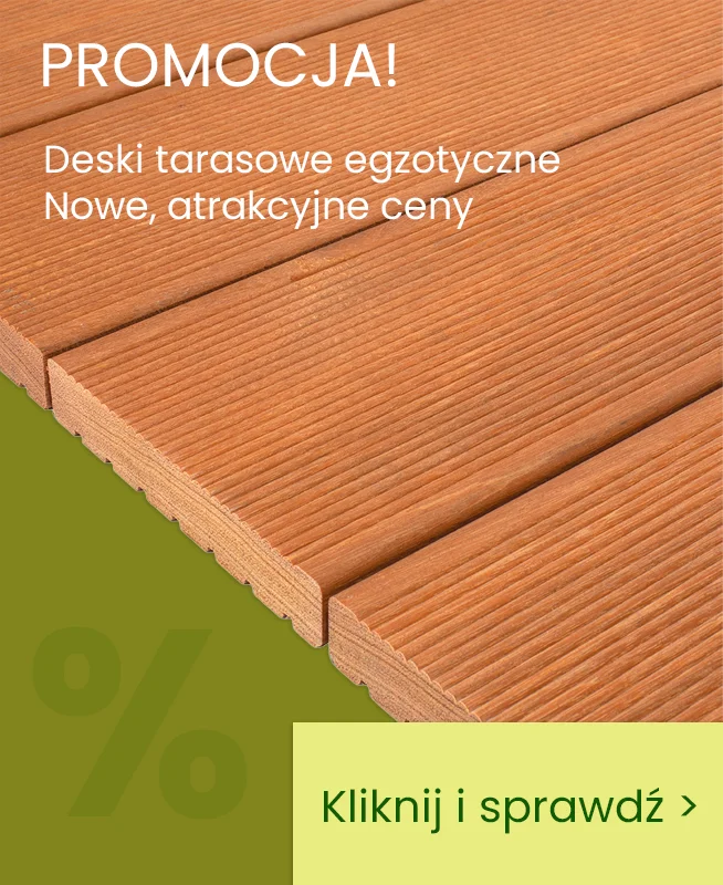 Promocja deska tarasowa egzotyczna