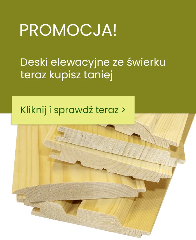 Promocja elewacja świerkowa